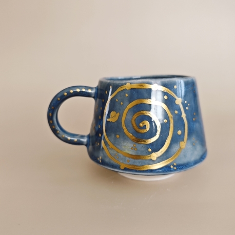 Spiral Döngü Porselen Fincan 200 ml