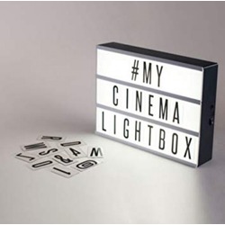 A4 Işıklı Harfli Dekoratif Led Mesaj Panosu Lightbox