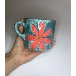 Papatya Mug - Kırmızı