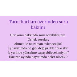 Tarot Bakımı ( 1 soru ) 