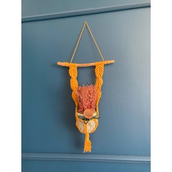 Makrome Saksılık - Macrame Flower Pot