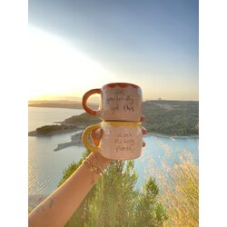 Don’t panic ⭐️ ceramic mug (ön sipariş)