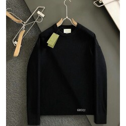 Gucci Logo Embroidered Knitted Sweater 