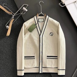 Gucci Knitted Cardigan With Logo 
