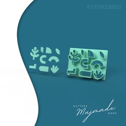 Doğal Desenler Polimer Kil Mikro Kesici - 370822002
