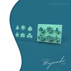 Yaprak Desenli Mikro Kesici - 370822008