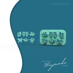 Polimer Kil Çoklu Mikro Kesici - 370822093 (Doğal Desenler)