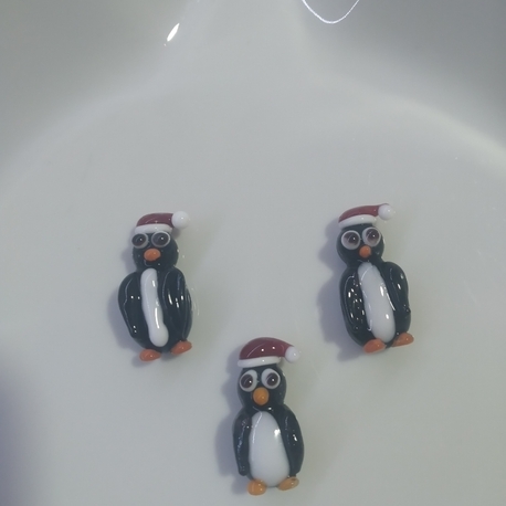 Murano Cam Yılbaşı Penguen