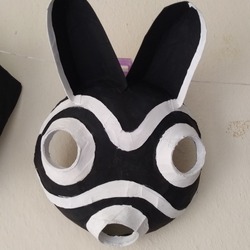 Prenses Mononoke Maskesi Siyah