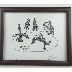 Capoeira Yapan Siluetler