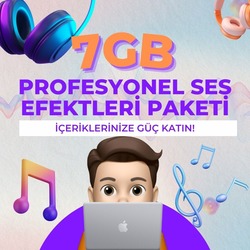 7 GB Profesyonel Ses Efektleri Paketi – İçeriklerinize Güç Katın!