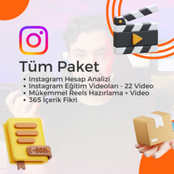Instagram İleri Seviye Başlangıç Paketi (Danışmanlık Mevcut Değildir!)