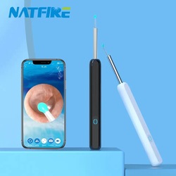 Kablosuz WiFi kulak temizleme çubuğu Otoskop Kamera Borescope.