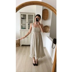 Zara puantiyeli elbise