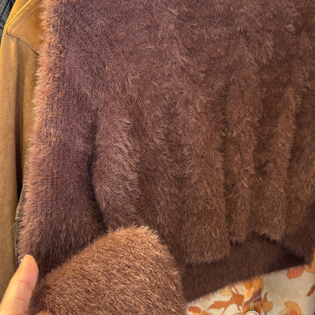 Fransız tasarım Angora kazak 