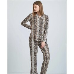 Desenli Pijama Takımı