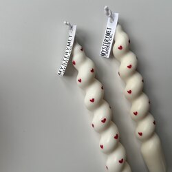 Kalpli Spiral Mum İkili Set