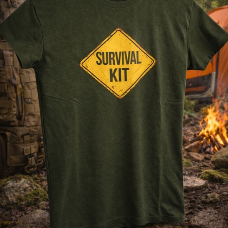 Survival Kit Haki T-Shirt