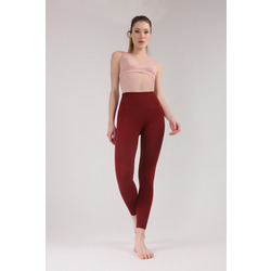  SIMPLY PERFECT Compressive Push-Up Leggings Sangria
