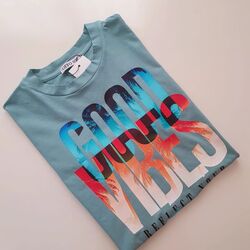 Bisiklet Yaka Tshirt-Mint
