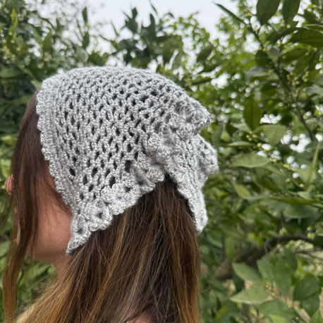 Gri Saç Bandana 