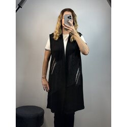 Taş detaylı yelek modeli