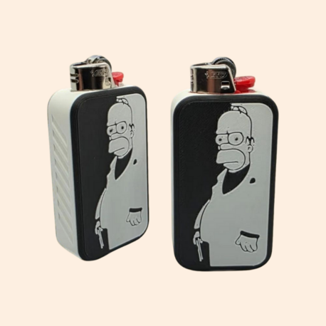 Simpsons X Scarface: Bic Uyumlu Özel Tasarım Çakmaklık