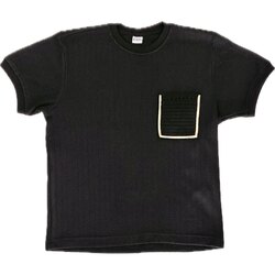Sıfır Yaka Cepli Oversize T-Shirt