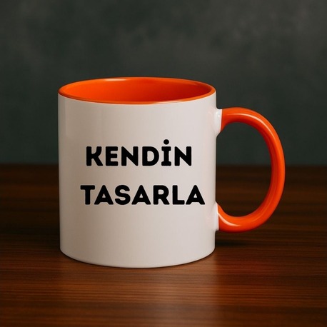 Kulpu ve İçi Turuncu Kupa