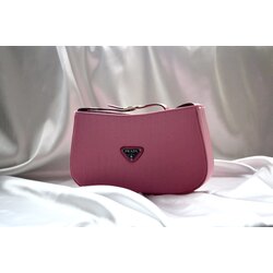 PEMBE PRADA KOL ÇANTASI