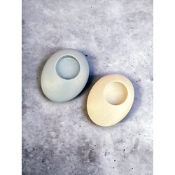 Tek tealight beton mumluk