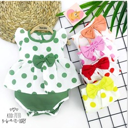 KIZ BEBEK PUANTİYELİ ELBİSE BODY