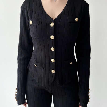 BALMAIN SET - SİYAH