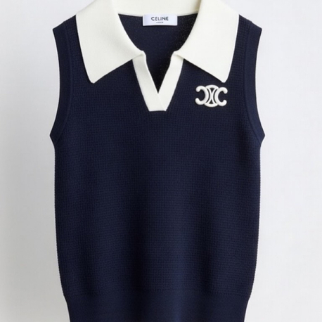 CELINE-TOP NAVY