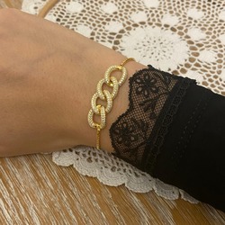 Gold zincir bileklik