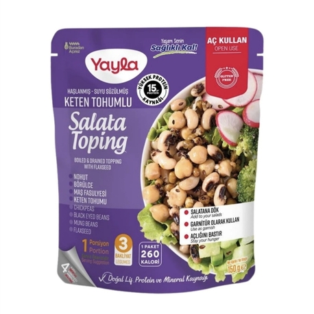 YAYLA KETEN TOHUMLU SALATA TOPİNG 150 GR