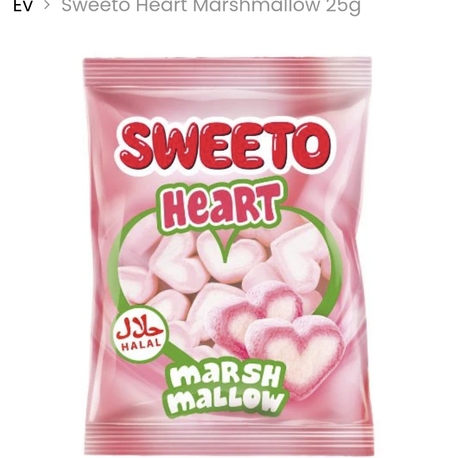 SWEETO HEART MARSHMALLOW 30 GR
