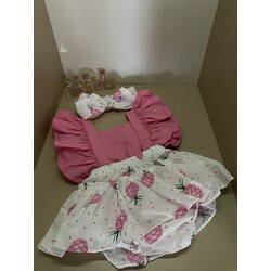 ananasli takim corap bandana 