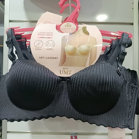 siyah el dolgulu lazer sütyen 