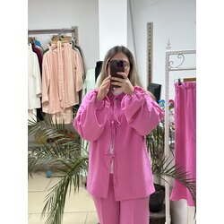 Pembe kimono 