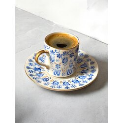 Endülüs 2 kişilik kahve fincan set 