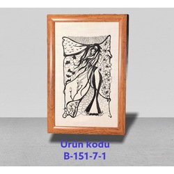B-151-7-1 KADIN FİGÜRLÜ TABLO