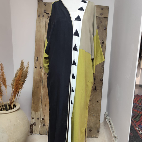 2 renkli kaftan 