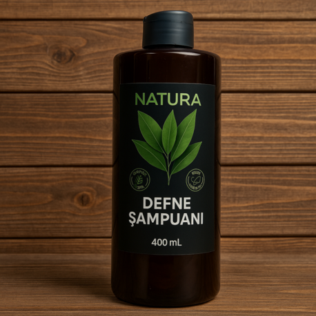 Defne Şampuanı 400ml Kuvvetli Canlı Sağlıklı Saçlar - Defne Yağının Doğal Etkisi.
