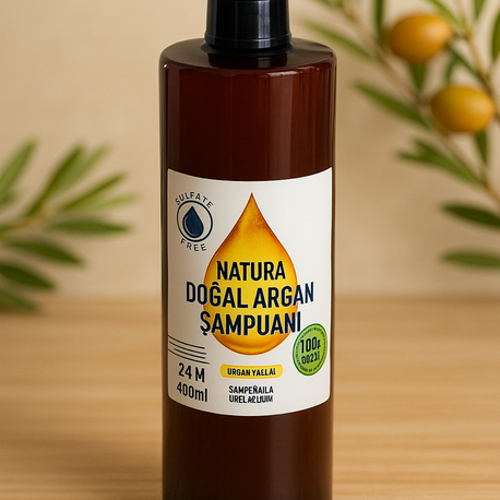 ARGAN ŞAMPUANI GERÇEK FAS ARGAN YAĞI İÇERİR 400 ml