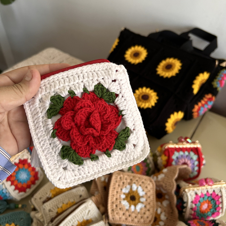 Motif kartlık cüzdan