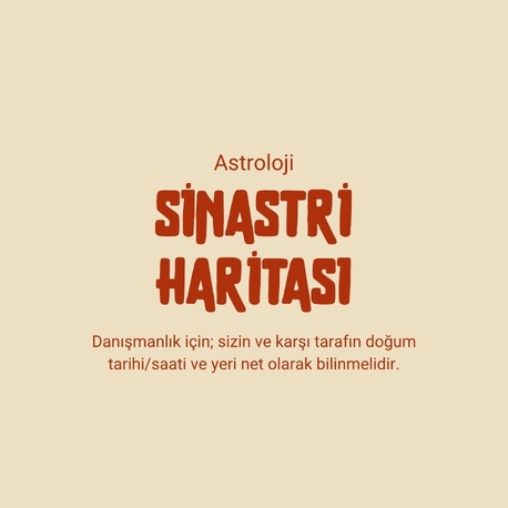 Sinastri | İlişki haritası analizi