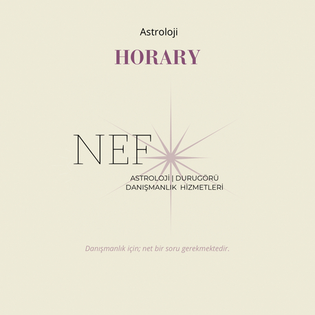 Horary Astroloji Danışmanlığı