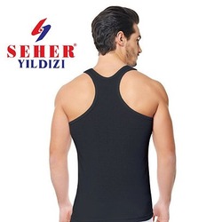 Seher yıldızı erkek siyah spor atlet 6 adet