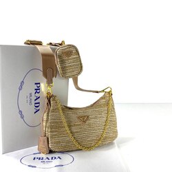 Prada Re-Edition 2005 Raffia Bag